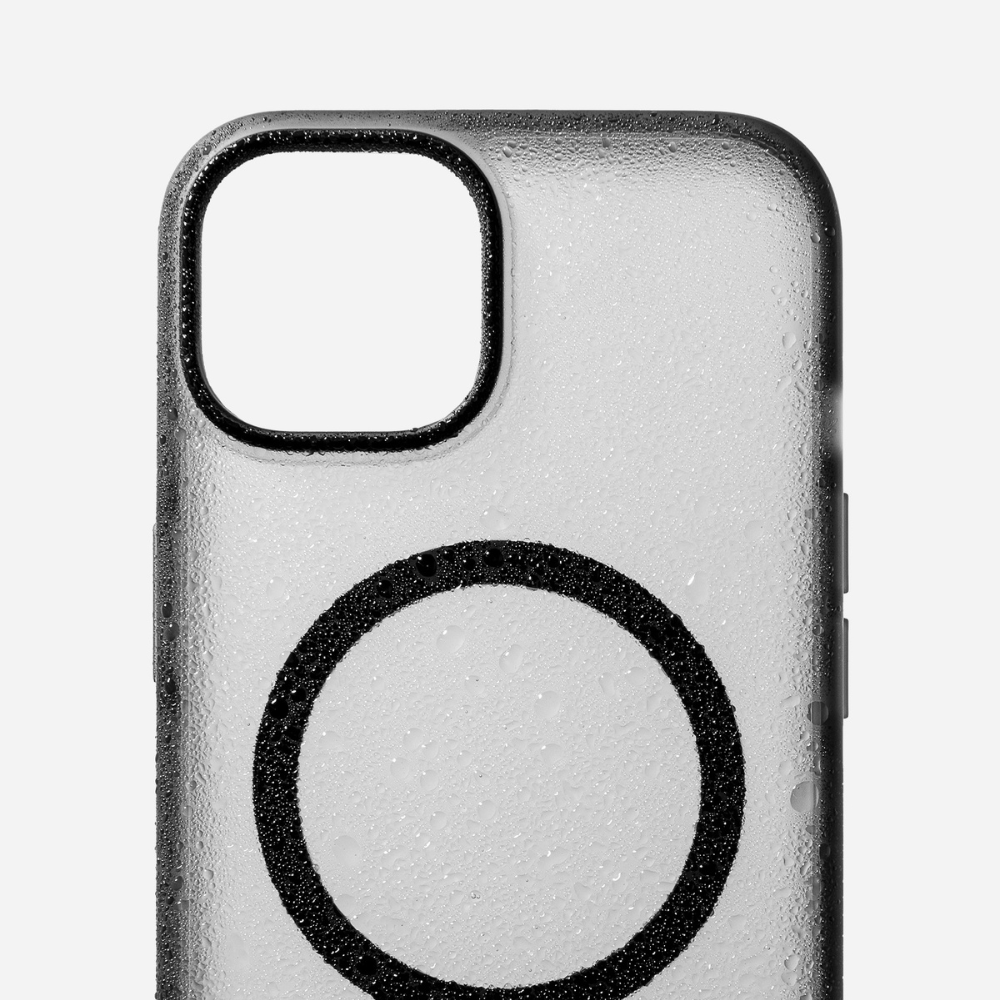 iPhone Clear Magnetic Case with Matte Finish and Anti-Smudge Coating